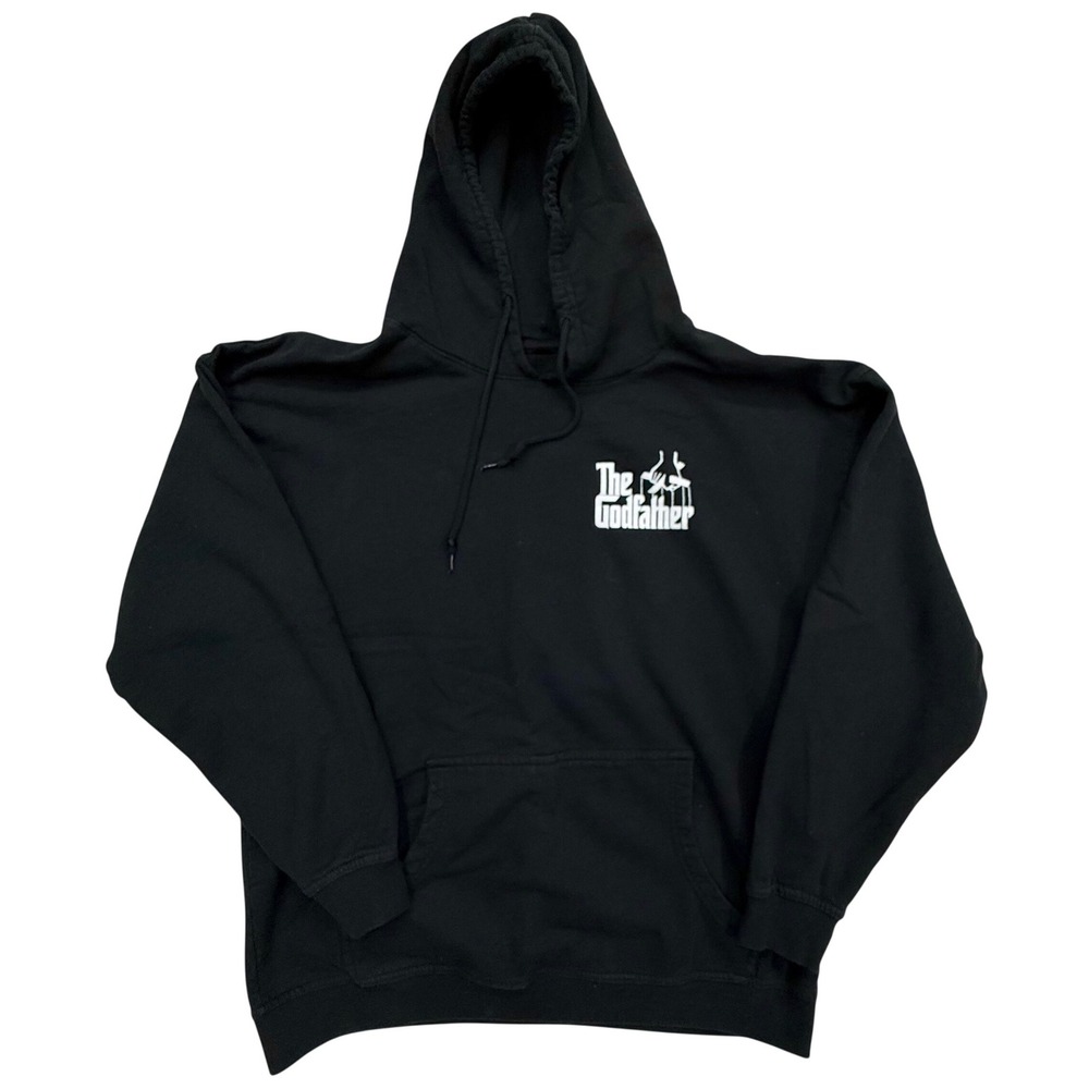 The Godfather Graphic Hoodie Black Men's Pullover Long Sleeve - Picture 2 of 8